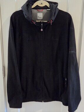 Oobe Chick-fil-A Full-Zip Fleece Hoodie Jacket Black - Size Large